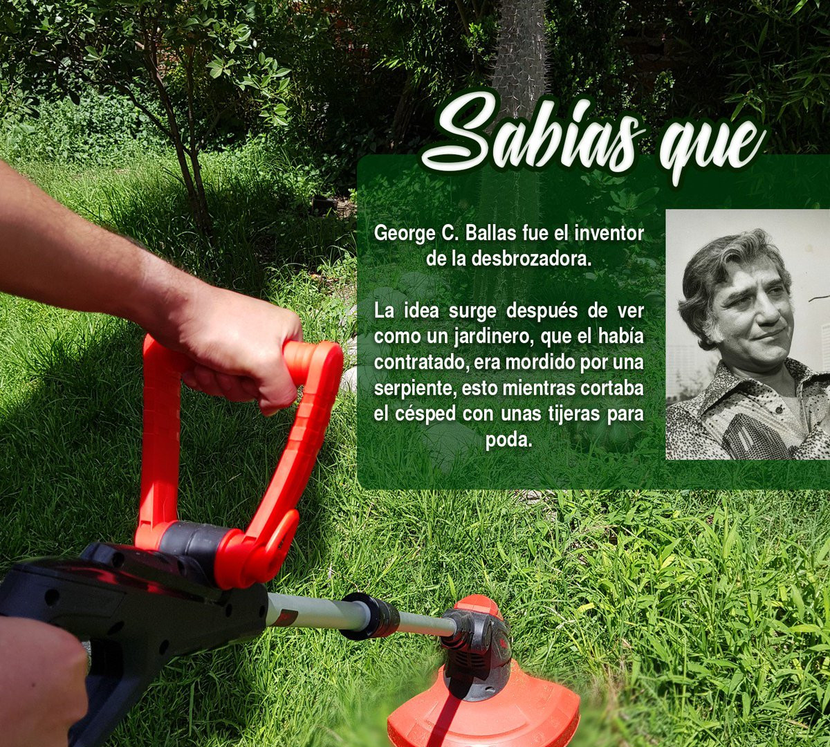 Sabias que ¿Quien invento la desmalezadora? Andreas Stihl - Cita Una motosierra es tan buena como el servicio que la acompaña - Inventor desbrozadora